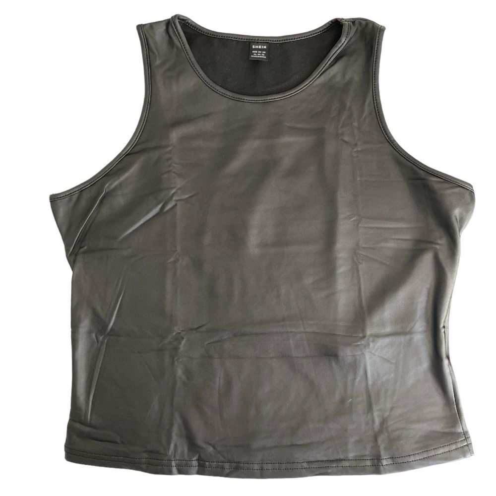 3 piece Shein set: with 2 sleeveless tops and 1 ruffle sleeve body suit Sz XL - Picture 4 of 9